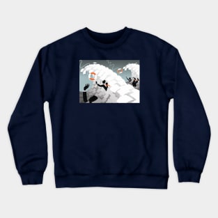 Print week - paper tide Crewneck Sweatshirt